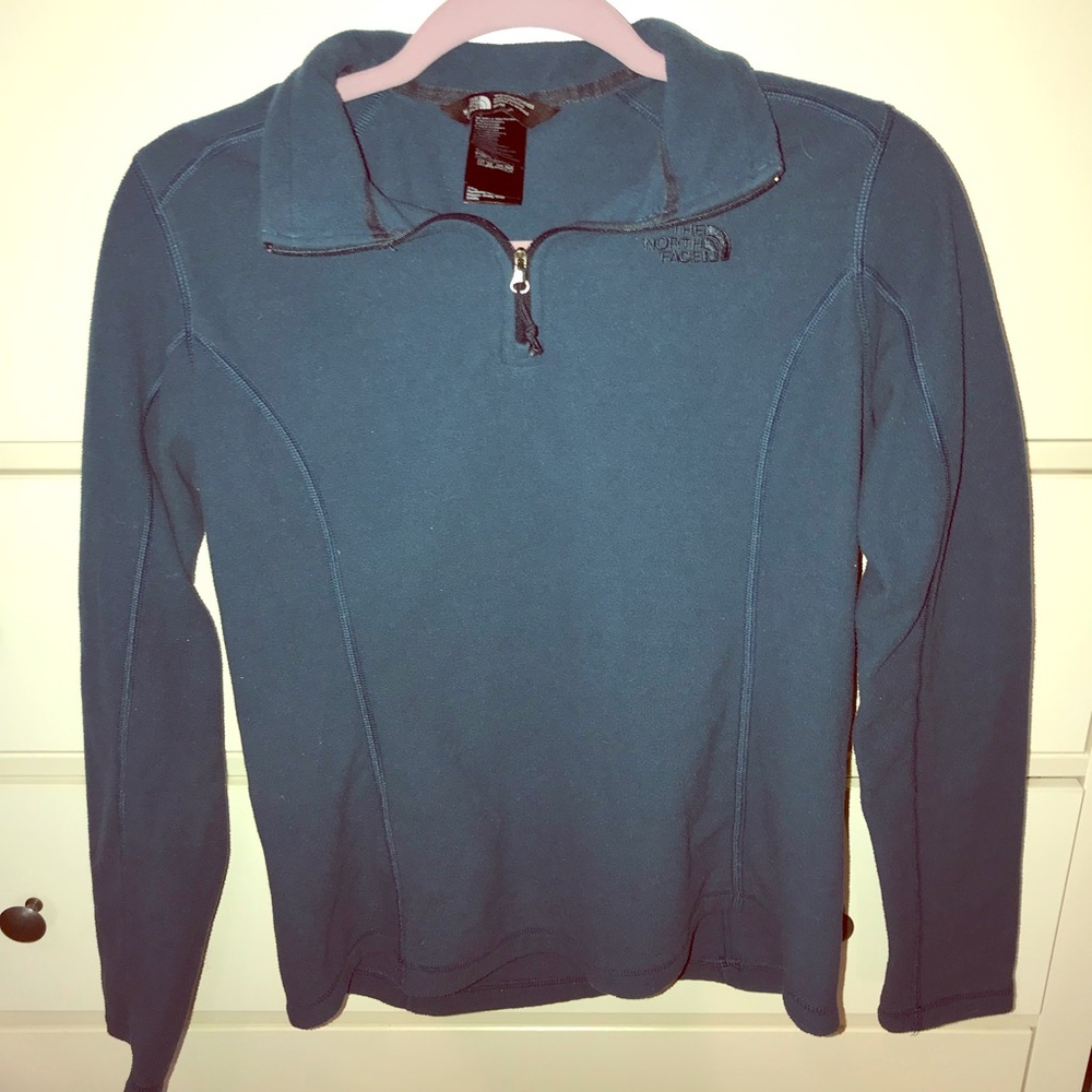 fleece north face pullover